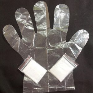 Individually Packaged plastic glove