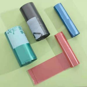 C fold handle garbage bag